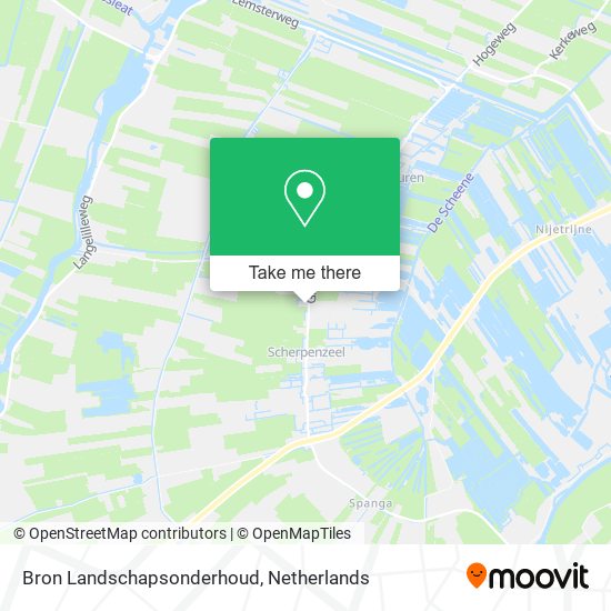 Bron Landschapsonderhoud map