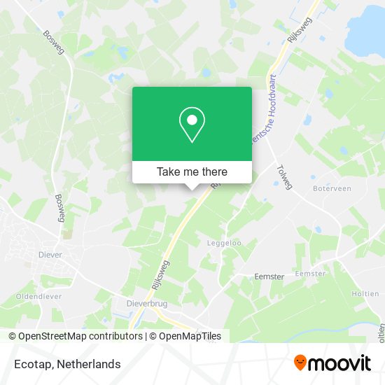 Ecotap map