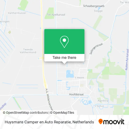 Huysmans Camper en Auto Reparatie map