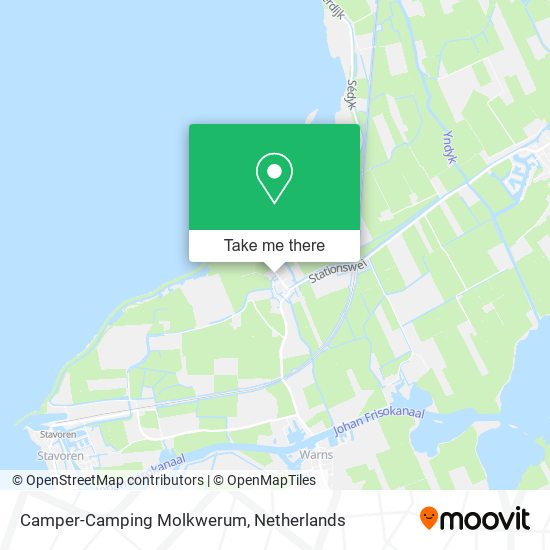 Camper-Camping Molkwerum Karte