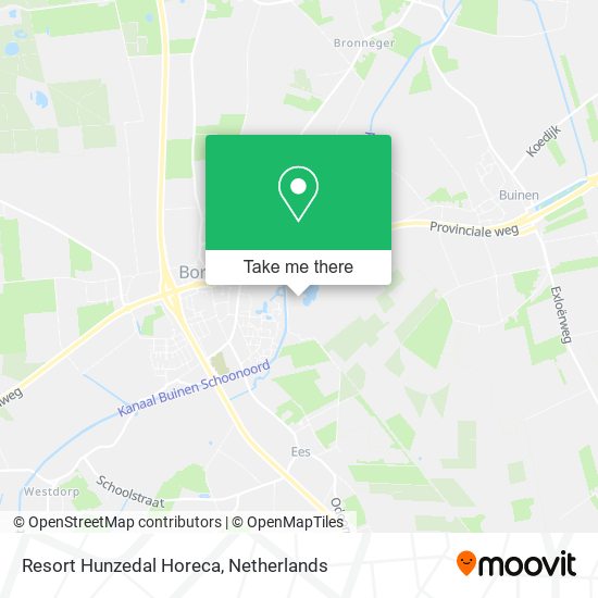 Resort Hunzedal Horeca map