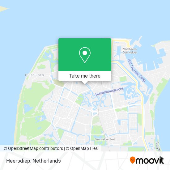 Heersdiep map