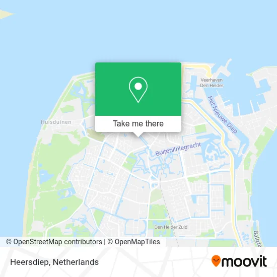 Heersdiep map