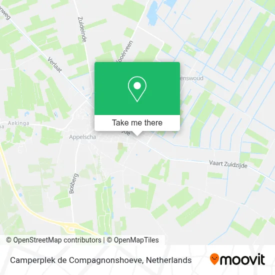 Camperplek de Compagnonshoeve Karte