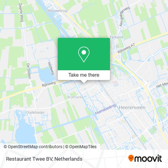 Restaurant Twee BV map