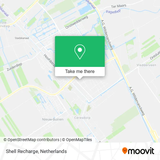 Shell Recharge map