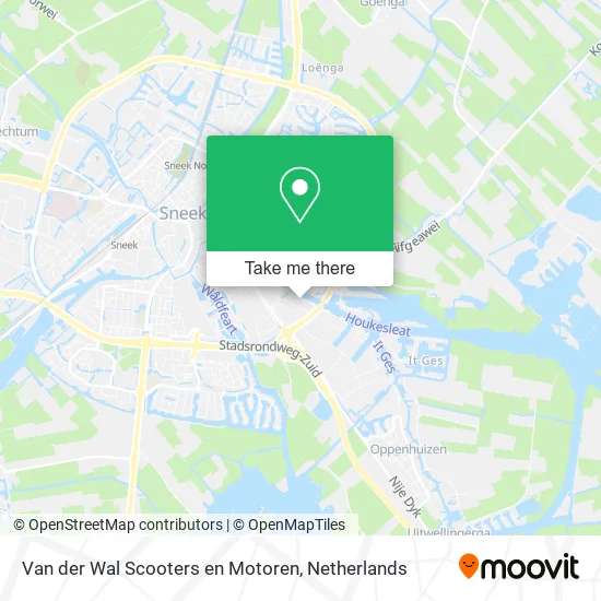 Van der Wal Scooters en Motoren map