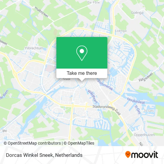 Dorcas Winkel Sneek map