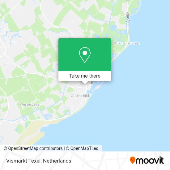 Vismarkt Texel map