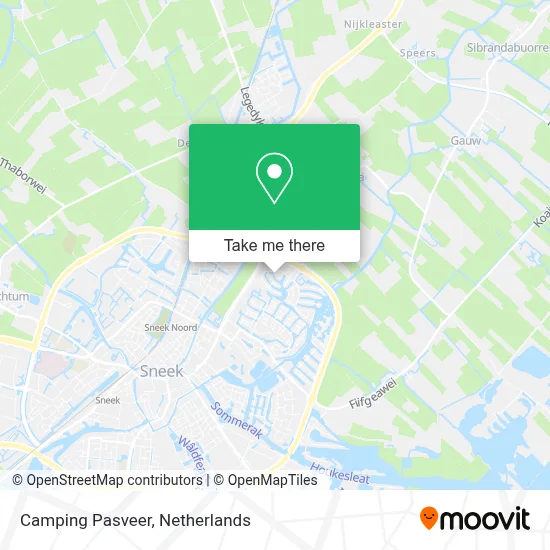 Camping Pasveer map