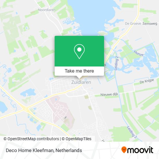 Deco Home Kleefman map