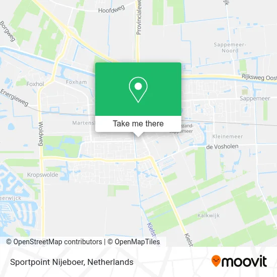 Sportpoint Nijeboer map