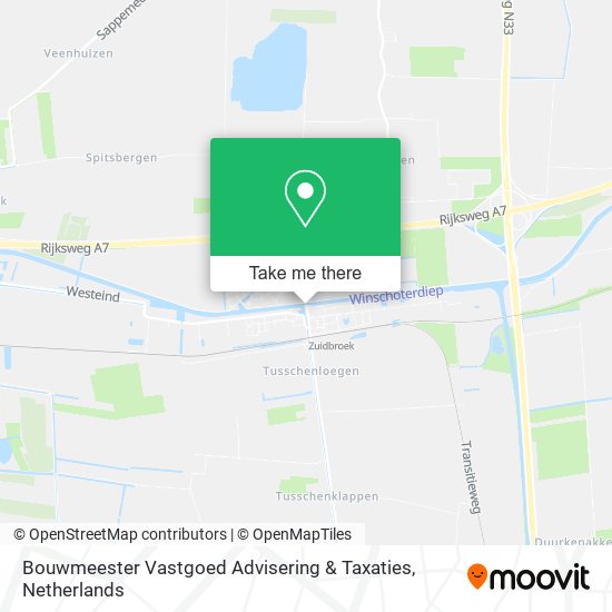 Bouwmeester Vastgoed Advisering & Taxaties map