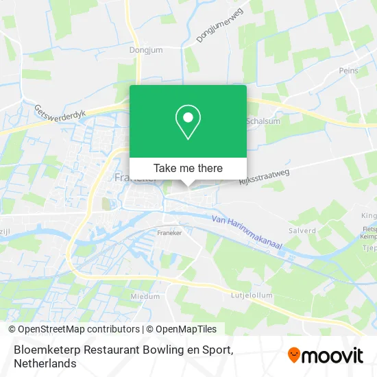 Bloemketerp Restaurant Bowling en Sport map