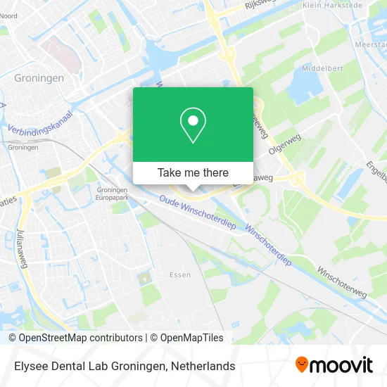 Elysee Dental Lab Groningen map