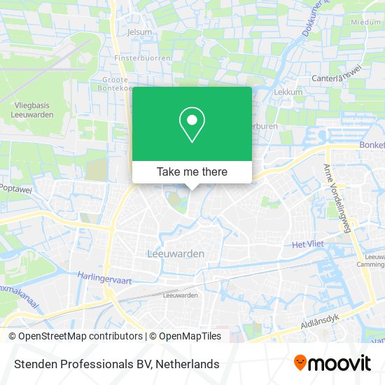 Stenden Professionals BV map
