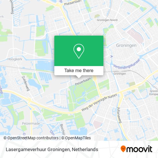 Lasergameverhuur Groningen map