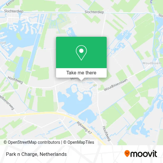 Park n Charge map