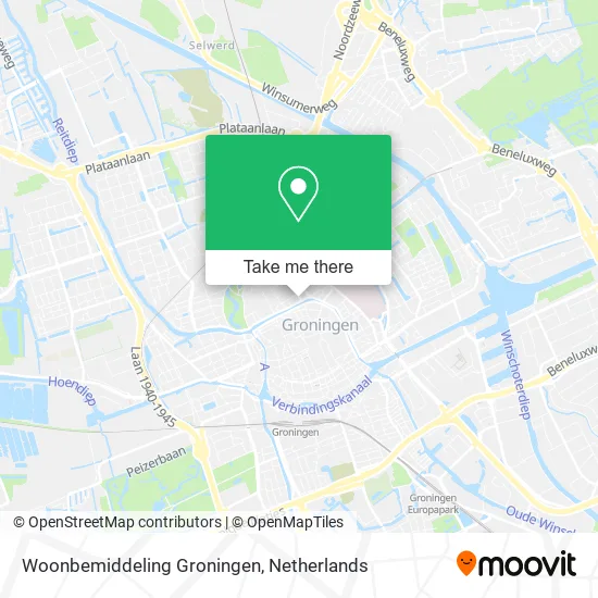 Woonbemiddeling Groningen map