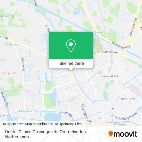 Dental Clinics Groningen de Ommelanden map