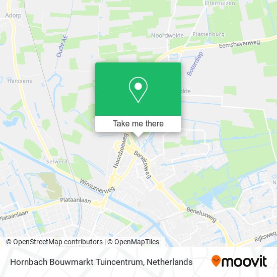 Hornbach Bouwmarkt Tuincentrum Karte