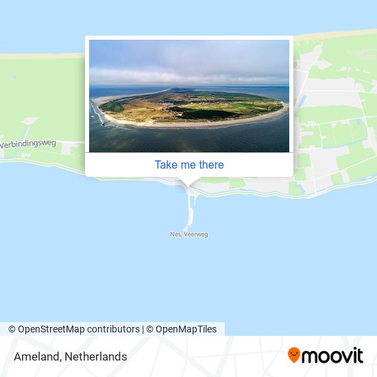 Ameland Karte