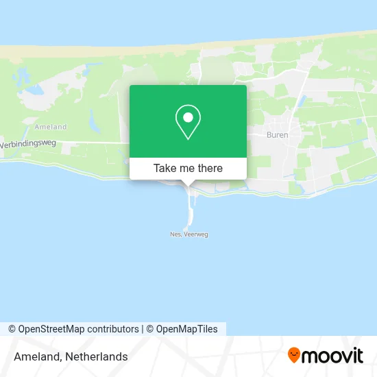 Ameland map