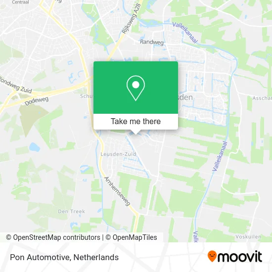 Pon Automotive map