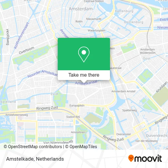 Amstelkade map