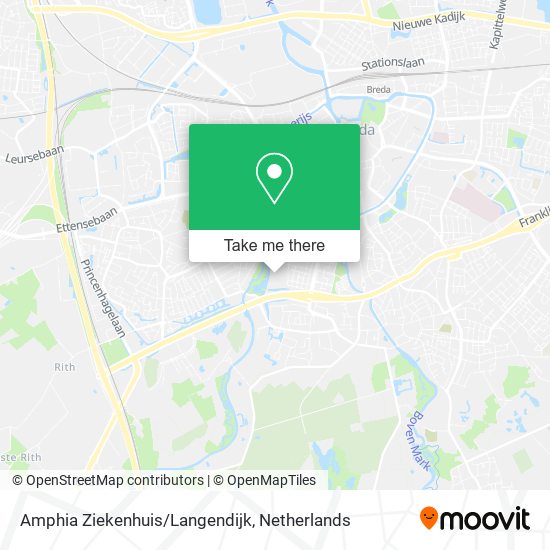 Amphia Ziekenhuis/Langendijk Karte