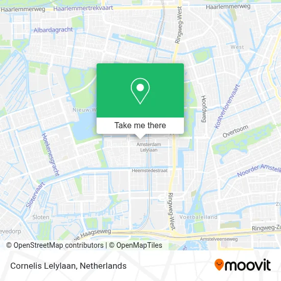Cornelis Lelylaan map