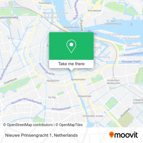 Nieuwe Prinsengracht 1 map