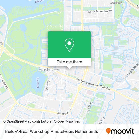 Build-A-Bear Workshop Amstelveen Karte