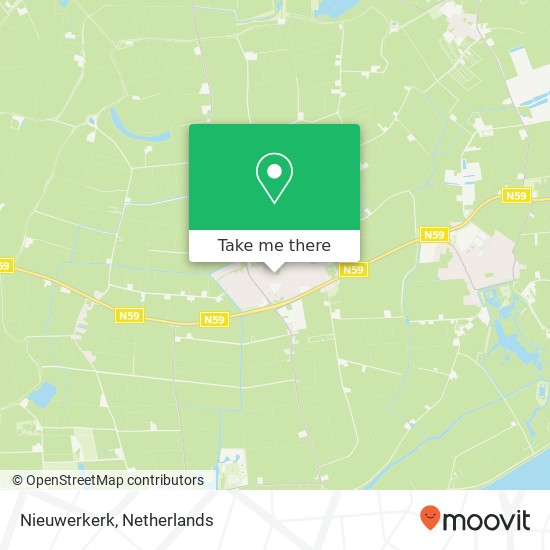 Nieuwerkerk Karte