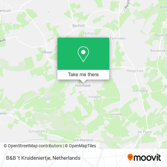 B&B 't Kruideniertje map