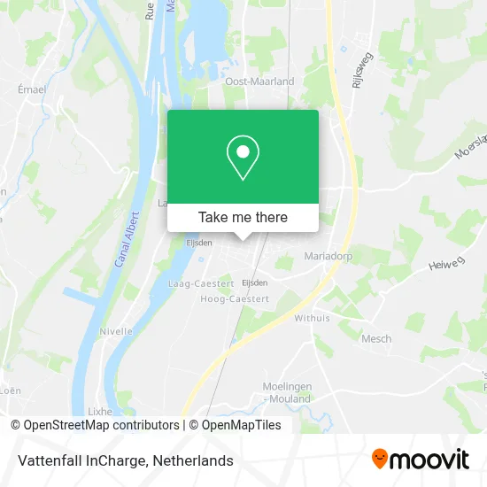 Vattenfall InCharge map