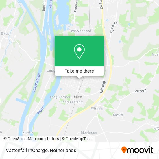 Vattenfall InCharge map