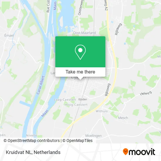 Kruidvat NL map