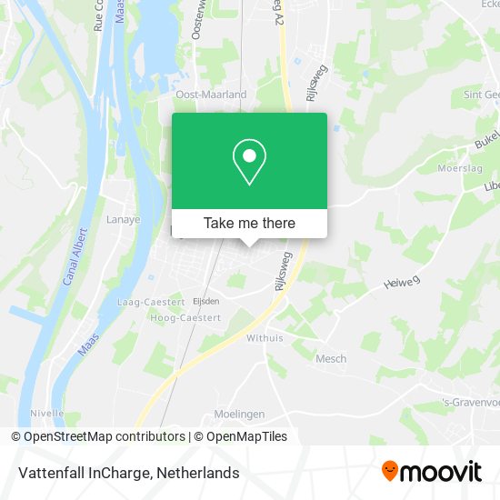 Vattenfall InCharge map