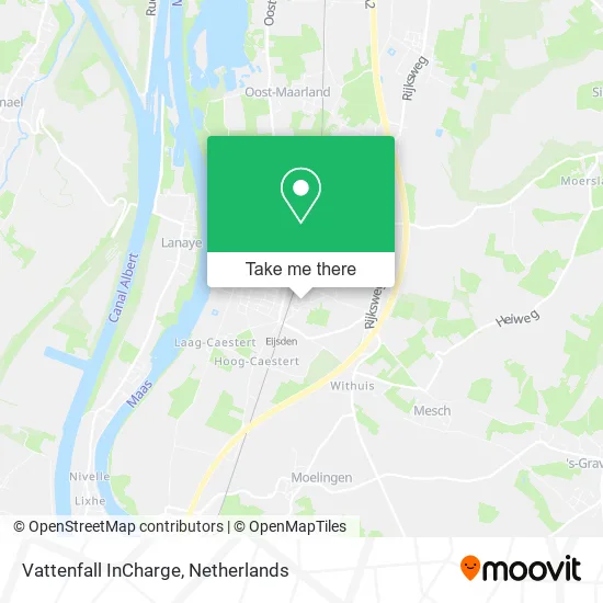 Vattenfall InCharge map