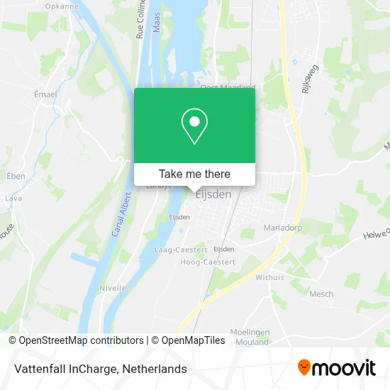 Vattenfall InCharge map