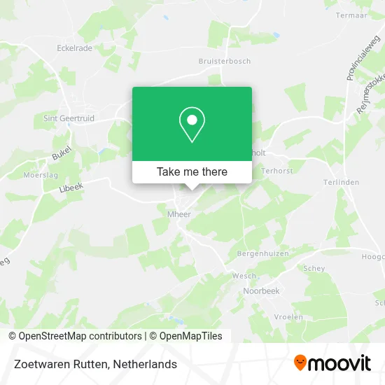 Zoetwaren Rutten map