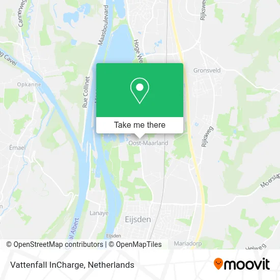 Vattenfall InCharge map