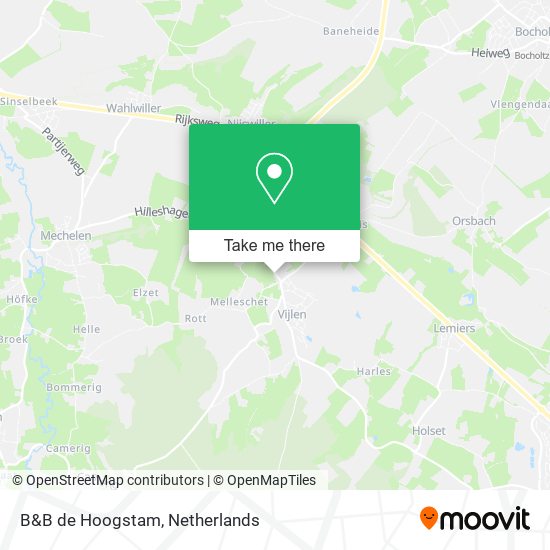 B&B de Hoogstam map