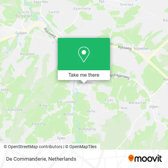 De Commanderie map