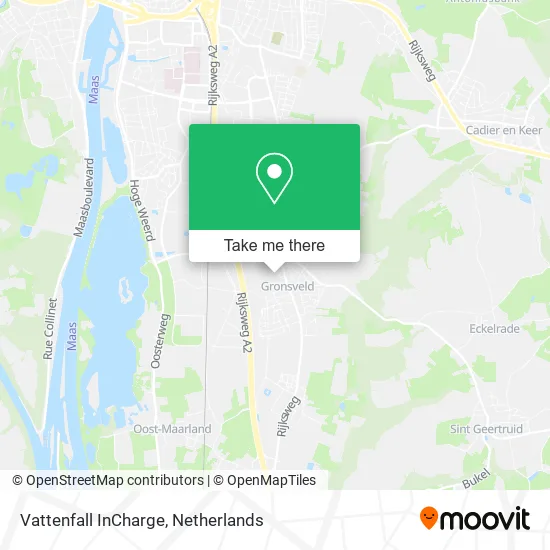 Vattenfall InCharge map