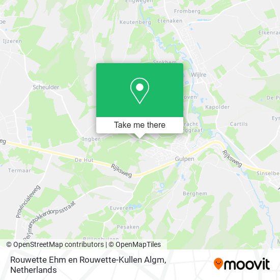 Rouwette Ehm en Rouwette-Kullen Algm map