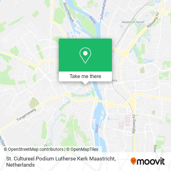 St. Cultureel Podium Lutherse Kerk Maastricht map