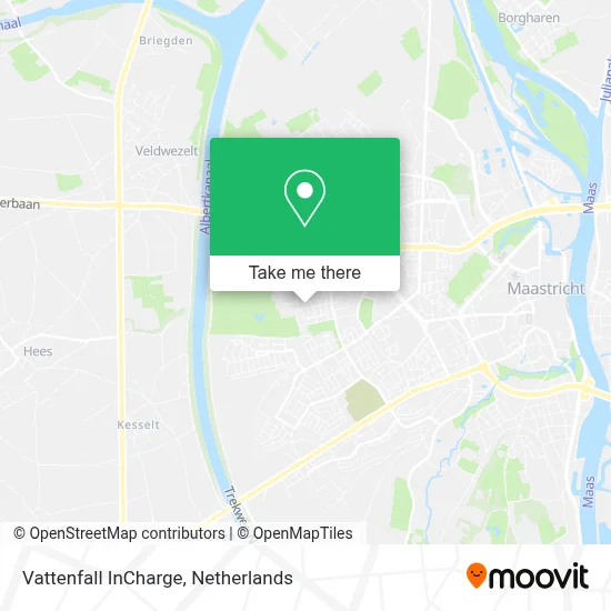 Vattenfall InCharge map