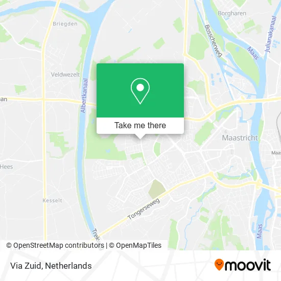 Via Zuid map